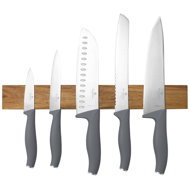 BerlingerHaus Aspen Collection Set of knives with magnetic holder made of acacia wood 6 pcs - Knife Set