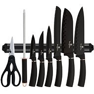 BerlingerHaus Black Rose Collection Messerset mit Wandhalterung 10-teilig - Messerset