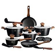 BerlingerHaus Ebony Line Rosewood Cookware Set,15pcs - Cookware Set