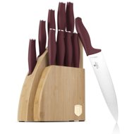 BerlingerHaus Leonardo Collection Knife set with stand BAMBOO 10 pcs - Knife Set