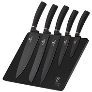 BerlingerHaus Black Rose Collection 6-piece Knife Set with Magnetic Stand - Knife Set