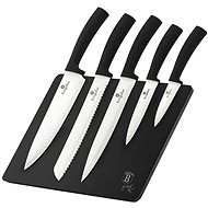 BerlingerHaus Black Royal Collection 6-piece Knife Set with Magnetic Stand - Knife Set