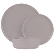BerlingerHaus Taupe Collection Dining set of 18 plates - Dish Set