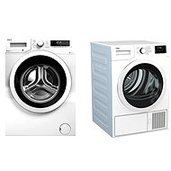 BEKO DS 7433 CSRX + WMY 81283 LMB2 - Washer Dryer Set