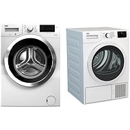 BEKO DS 7433 CSRX + BEKO WMY 71283 LMB3 - Washer Dryer Set