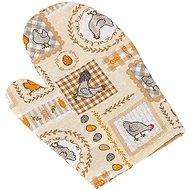 BELLATEX Handkerchief EMA 28 × 18 cm 66/552, Easter hens - Oven Mitt