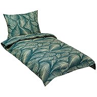 BELLATEX Linen cotton 90/979 palm branches 140 × 200, 70 × 90 - Bed Linen