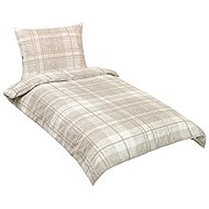 BELLATEX Linen cotton 90/311 tile beige 140 × 220, 70 × 90 - Bed Linen