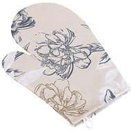 Bellatex s. r. o. Handkerchief Dita 28 × 18cm 66/409 grey-beige flower - Oven Mitt