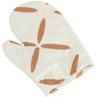 Bellatex Handkerchief Adéla 28 × 18 cm 66/239 crosses brown - Oven Mitt