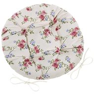 BELLATEX Seat DITA 62/404 - round, quilted, d.40cm, sprouting rose - Pillow Seat