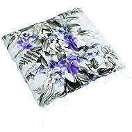 BELLATEX Seat Gita 41/713 quilted 40 × 40 cm pansies - Chair Cushion