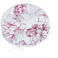 BELLATEX Seat Adéla 62/184 round quilted d.40 cm burgundy - Chair Cushion