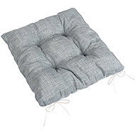BELLATEX Seat LADA 41/041 quilted 40 × 40 cm light grey Uni - Chair Cushion