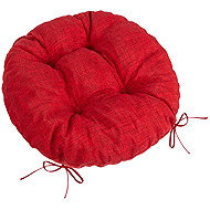 BELLATEX Seat LADA 62/014 round quilted d.40 cm red uni - Chair Cushion