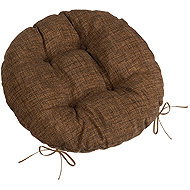 BELLATEX Seat LADA 62/018 round quilted d.40 cm brown uni - Chair Cushion