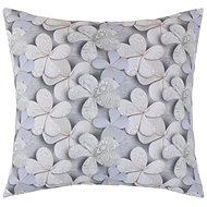 BELLATEX DITA cushion 45 × 45cm 55/401 - grey flower - Pillow