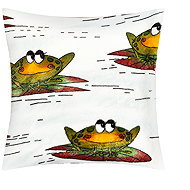 BELLATEX Ellik cushion 35 × 40 7023/151, frog - Pillow