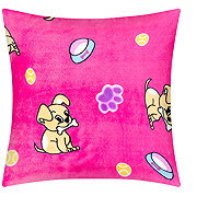 BELLATEX Ellik cushion 35 × 40 7023/183, puppy on pink - Pillow