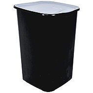 Belli E Forti RECYCLING sorted waste bin, black, plastic, grey lid, 50 l - Rubbish Bin