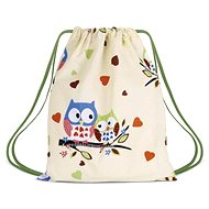 Bellatex School bag 30 × 40 cm, 4221/019, owls - Drawstring Bag