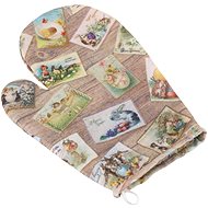 BELLATEX Handkerchief EMA 28 × 18cm Easter postcard, 66/550 - Oven Mitt