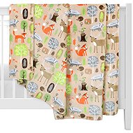 BELLATEX Ella 2513/133 100 × 150 cm, forest animals - Blanket