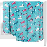 BELLATEX Ella 2513/179 100 × 150 cm, unicorn turquoise - Blanket