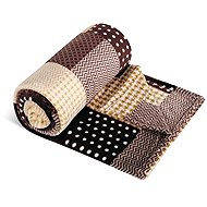 BELLATEX Camping Plus 7700/015 150 × 200 cm, brown cube - Blanket