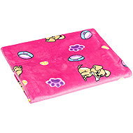 Bellatex Ella 1005/183 75 × 100 cm puppy on pink - Blanket