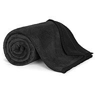 BELLATEX Korall Micro 200 × 230 cm 6014/090, black - Blanket