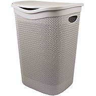 Belli E Forti Rata laundry basket with lid 55 L, beige - Laundry Basket