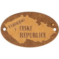 BELLATEX patch "made in CZECH REPUBLIC" paper 40 × 25 mm 400984 - set of 6 - Patch