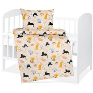 BELLATEX Baby bedding Agata 90/091 cats, 90 × 135, 45 × 60 - Bed Linen