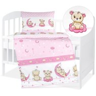 BELLATEX Children's bedding Agata 90/098 cubs pink, 90 × 135, 45 × 60 - Crib Bedding