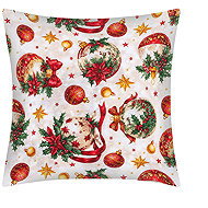 BELLATEX Christmas cushion 40 × 40 cm, 55/132 Christmas decorations gold - Pillow