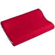 BELLATEX Anatomical terry polo 2002/014 45 × 30 cm, red - Anatomical Pillow