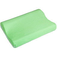 BELLATEX Anatomical terry polo 2002/052 45 × 30 cm, green - Anatomical Pillow
