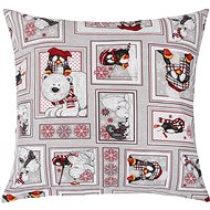 BELLATEX Christmas pillow 40 × 40 cm 55 / 122 winter patchwork - Pillow