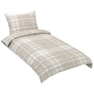 BELLATEX Linen crepe 80 / 311 tiles beige 140 × 220, 70 × 90 - Bed Linen