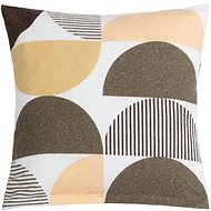 Bellatex 12/381 40 × 40 cm, brown semicircle - Pillowcase
