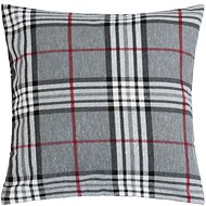 Bellatex 12/899 40 × 40 cm, grey checkered - Pillowcase
