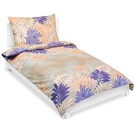 BELLATEX Linen cotton 90/729 sheets purple, 140 × 200 cm, 70 × 90 cm - Bed Linen