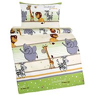 BELLATEX Children's bedding AGATA KREP 80/035 safari green 90 × 135,45 × 60 - Bed Linen