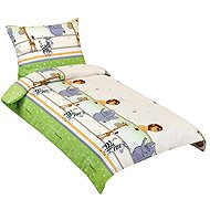 BELLATEX Linen included Junior KREP 80/035 safari green 140 × 200, 70 × 90 - Bed Linen