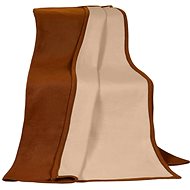 BELLATEX Sydney 5014/033 150 × 200 light / dark brown - Blanket