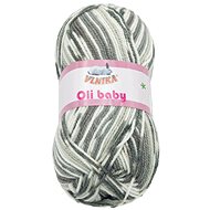 Bellatex Yarn Oli Baby 100g - 20 white, grey - Yarn