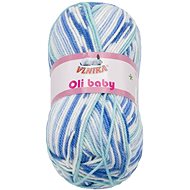 Bellatex Yarn Oli Baby 100g - 23 white, blue - Yarn