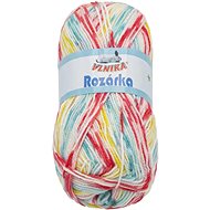 Bellatex Yarn Rozarka 100g - 43 yellow, blue, red - Yarn