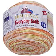 BELLATEX s.r.o. Příze Everyday Batik 140 g - 74203 oranžová, žlutá, bílá - Yarn